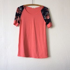 12PM By Mon Ami Floral Tee, Sz S